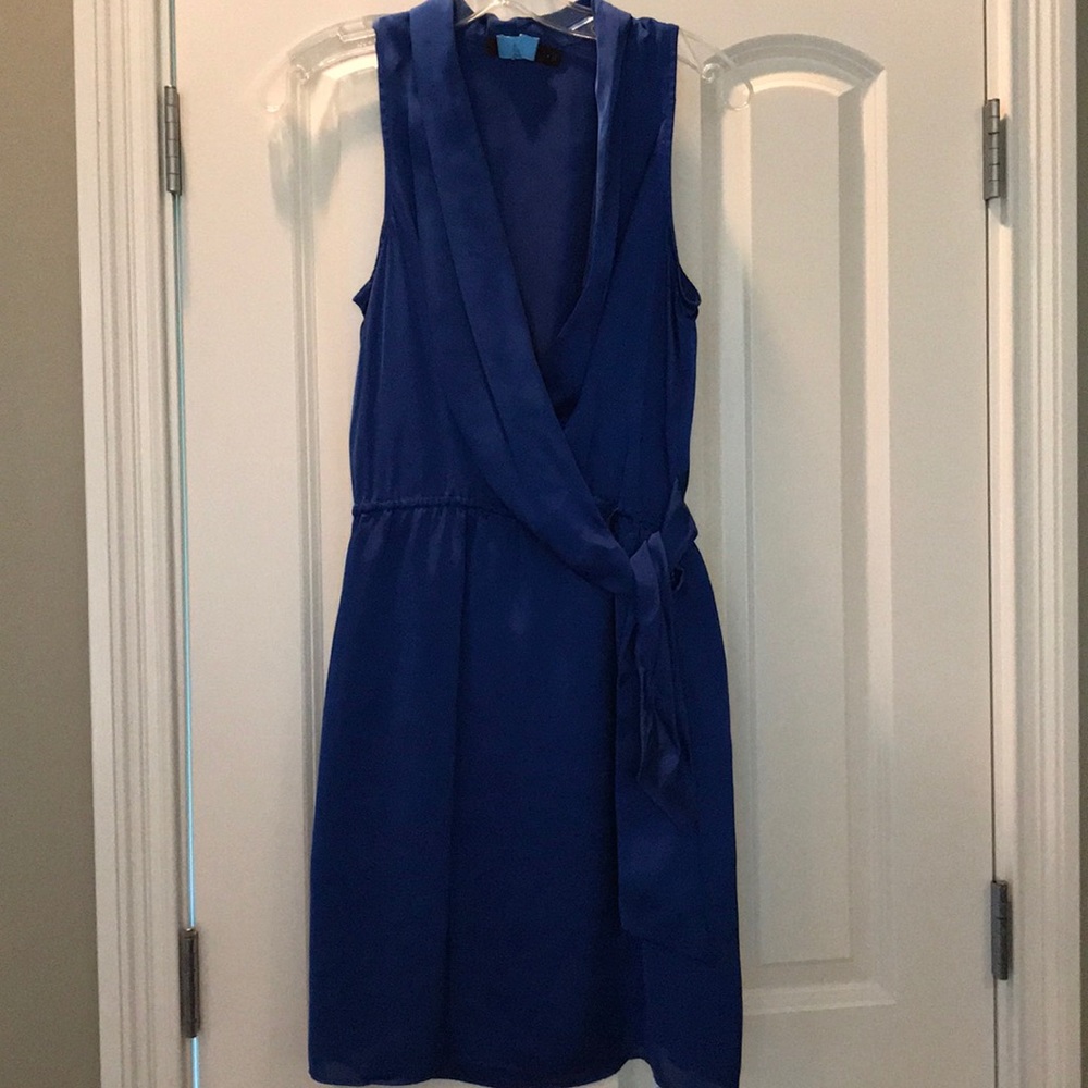 Royal Blue silk dress